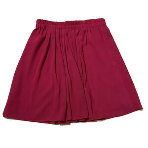 Ann Taylor Loft Crinkle Chiffon Mini Skirt‎